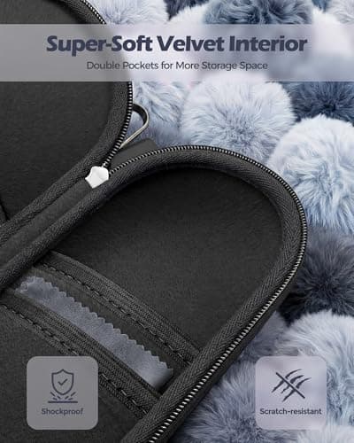 ProCase Hard Double Sunglasses Glasses Case for Men Women -Darkgrey — view 4