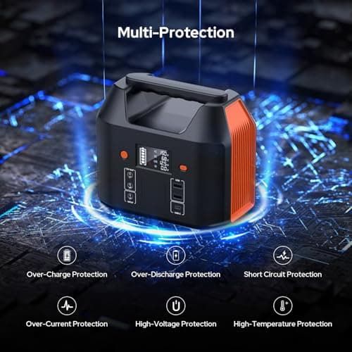 SinKeu Portable Power Station,27000mAh/99Wh Solar Generator with 230V/150W AC Outlet for Camping Emergency Outdoor Adventure Picnic Fishing Travel Party RV Trip(Solar Panel Not Included) — view 5