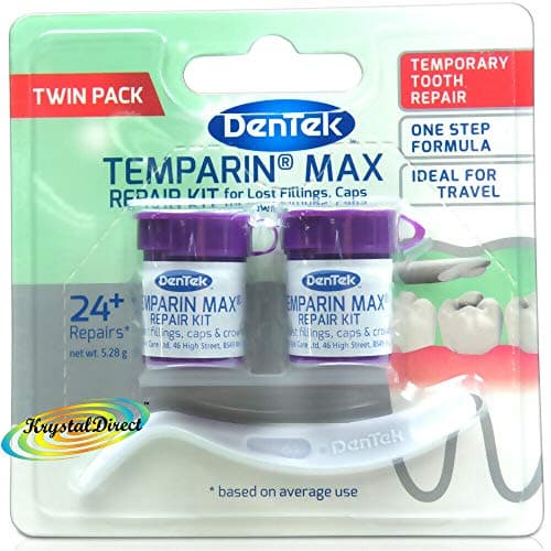 DenTek Temparin Max, Home Temporary Dental Repair Kit , 24+ Repairs