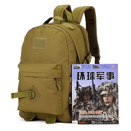YuanWen Hiking Backpack 40L Casual Backpack Military Tactical Rucksack Waterproof Assault Pack School Bag for Men Women Camping Laptop Backpack Trekking Backpack Black — view 5