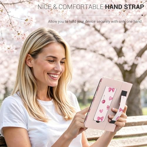 MoKo Universal Case for 6 inch kindle eReaders and Tablets, Cherry Bow — view 4
