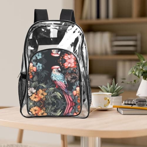 WZYCWB hummingbird of prey Patterned backpack set (lunch bag and pencil case) | Perfect for school, work, business trips, and travel. — view 6