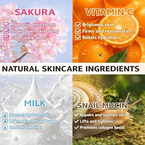 33PCS Pamper Gifts for Women,Teenage Girls Gifts,Face Masks Skincare Set,Luxury Care Kit Girls Gifts for Travel Skincare Set with Face Mask & Serum & Cream,Cleaner,Lip Mask,Eye Patch,Sunscreen (33PCS) — view 4