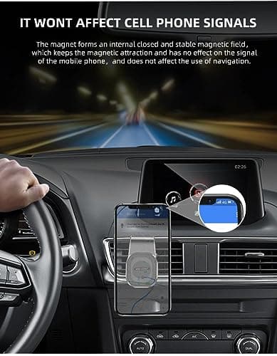 AMPLE Magnetic Car Phone Holder for Google Pixel 11-6 Series Vent Mount — view 5