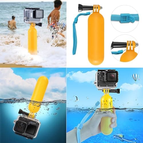 For Gopro Accessories,YHTSPORT Gopro Accessories Kit for Gopro Hero 13 12 11 10 9 8 Max 7 Session and SJ4000 Xiaomi Yi and Other Sports Cameras (Black) — view 4