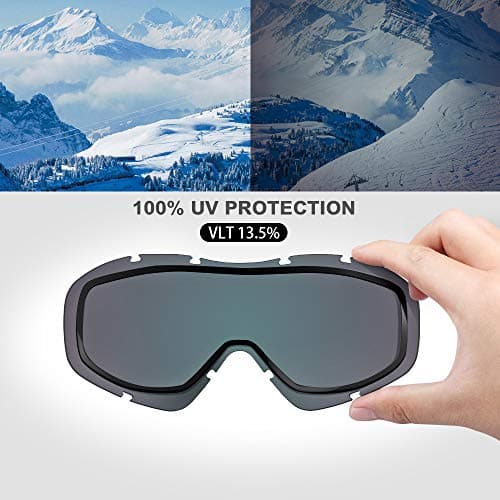 OutdoorMaster OTG Ski Goggles, Snowboard Goggles for Men, Women & Youth — view 2