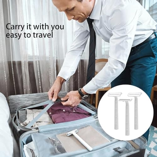 30 PCS Women's Razors for Shaving, Bikini Razors with 2 Stainless Steel Blades and Lightweight Handles Lubricating Strip Gentle Protected Manual Hair Removers Multipurpose for Camping Travel Home — view 4