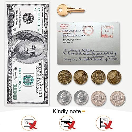 AGPTEK Travel Money Belt, Hidden Money Pouch, Anti-Theft Men Waist Wallet — view 5
