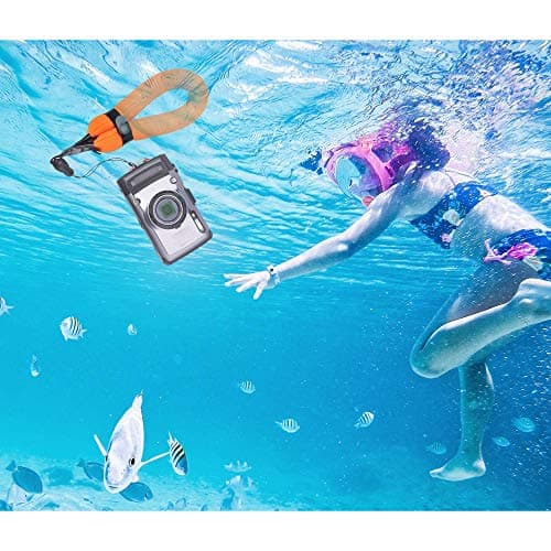 JJC Floating Wrist Strap for Olumpus TG-7 TG-6 TG-5 TG-4, Gopro Hero 9 Hero 8, Fujifilm FinePix XP140, XP120, Nikon W300 W100 & Other Underwater Cameras - Orange — view 5