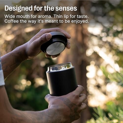 Fellow Carter Travel Mug 355 ml - Ceramic-Lined, Leak-Proof, Matte Black — view 3