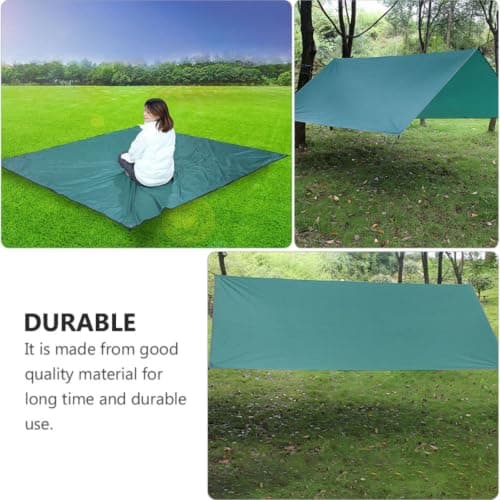 Outdoor Travel Tent Canopy for Backpackers, Oxford Fabric Green — view 3