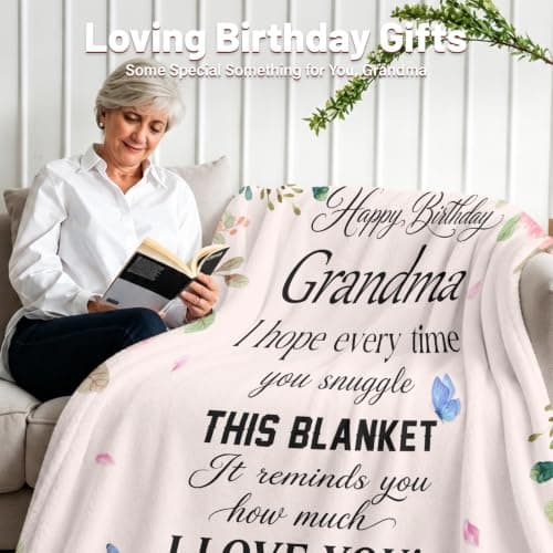 CSSGUOTOU Grandma Birthday Gifts, Grandma Gifts Throw Blanket 150x130cm — view 4
