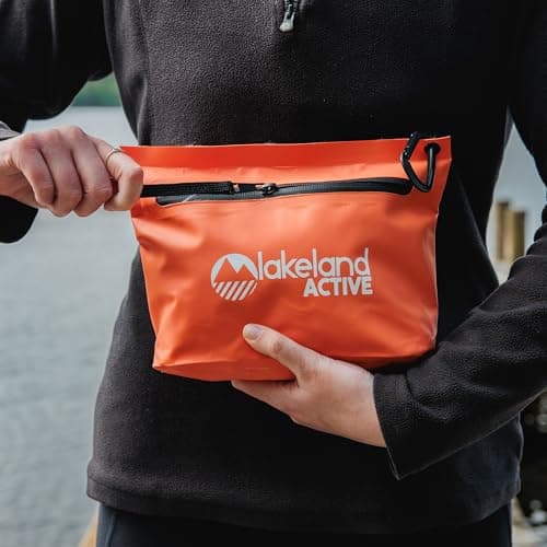 Lakeland Active Waterside Water-Resistant Pouch for Watersports Hiking Kayaking & Paddleboarding - Orange — view 4