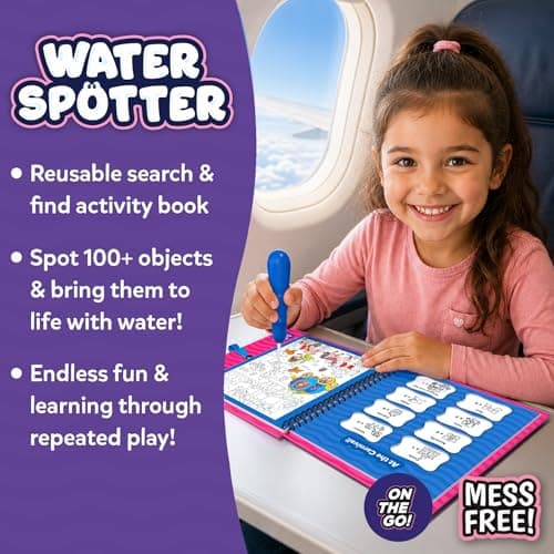 Skillmatics Water Spotter Unicorns & Princesses, Activity Book, Travel Toy — view 2