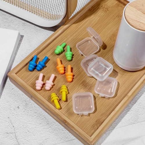 mophrati 1 Pair Earplugs Sleeping Noise Cancelling Silicone Snoring Earplug Comfortable Portable Pocket Non-Slip Wearable — view 2