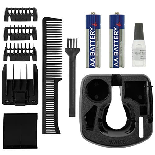 Wahl Clipper Kit Cord/Cordless Black and + Trimmer Kit Groomsman Battery — view 5