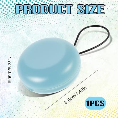 Bewudy Ear Plug Carrying Cases, Earplug Cases, Portable Mini Storage Case, Earbud Plug Organizer Ear Plug Case Small Storage Case for Travel (Blue) — view 2