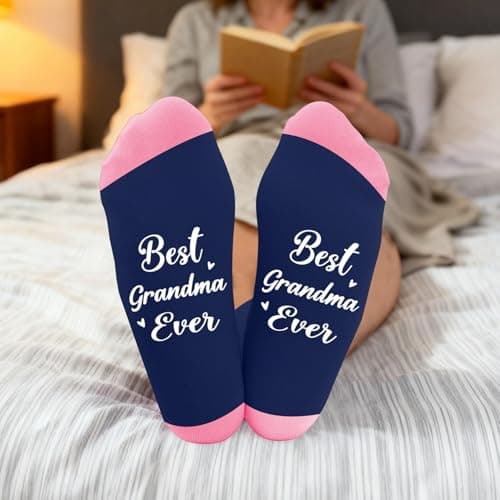Coopyin Mothers Day Gifts for Grandma Christmas Birthday Stocking Stuffers Thanksgiving Retirement Thank You Presents Best Grandma Ever Gifts Ideas Cozy Grandmother Socks — view 2