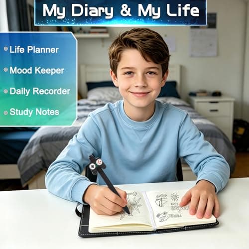 Diary with Lock for Boys, Secret Kids Journal Lockable Diary GAME ON — view 6