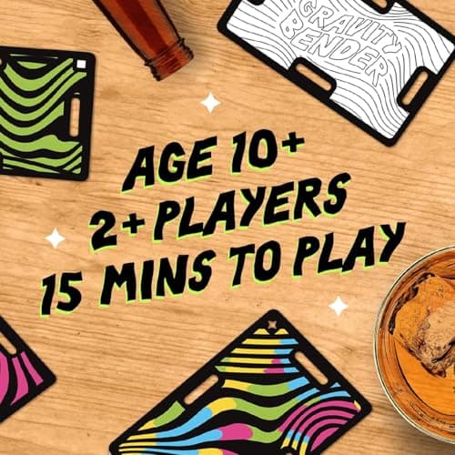 Big Potato Cards vs Gravity – The Gravity-Defying, Card-Balancing Game | Fun Travel Game for Kids, Teens & Adults | Party Game for 2+ Players | Includes Travel Bag and Can Adaptor — view 3