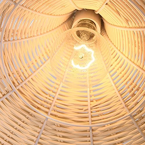 SXSHEYS Open Bamboo, E27 Single Head Lamp, Handmade Lampshade, Tea Room, Balcony, Living Decorative Lighting — view 5