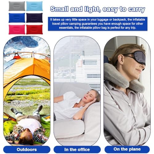 Inflatable Pillow, 6pcs Blow Up Pillow — view 4