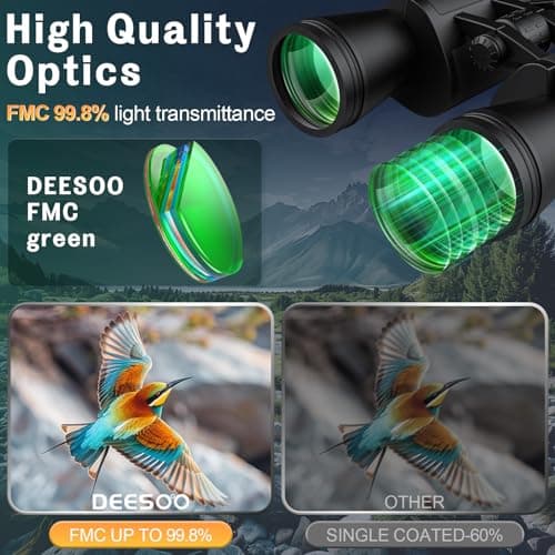 Deesoo 20x52 Binoculars for Adults High Powered — view 4