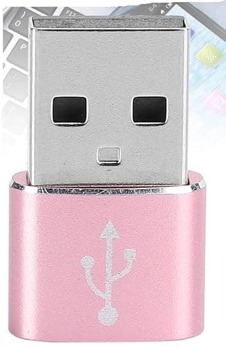 Usb 3.1 Type C Female To Usb 3.0 Male Adapter Converter | Type-C Female To Usb 3.0 Male Adapter | Usb C 3.1 Type C Female To Usb 3.0 Type A Male Port Converter For Android Mobiles. (Rose Gold) — view 5