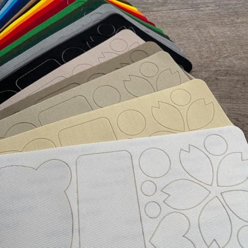 Self-Adhesive 2 Set Twill Fabric Repair Patches,Waterproof Cotton Fabric Tapes Kit for Clothes,Jeans,Sofa,Curtains,Tent Repair Holes (Grey) — view 6