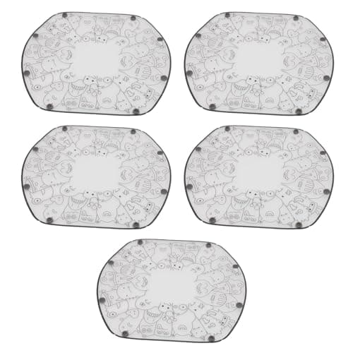 Hamwesh Collapsible Bowl Set, 5 Pack, Food Grade PP, Snap Fold Design