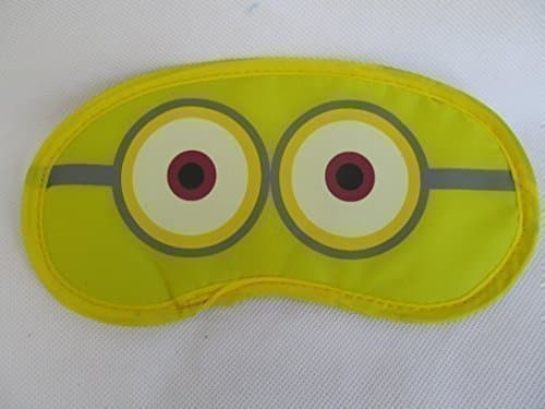 Fat-catz-copy-catz Quality Kids Adults Novelty Eye Sleeping Travel mask Cover Shade (Yellow Minions mask)