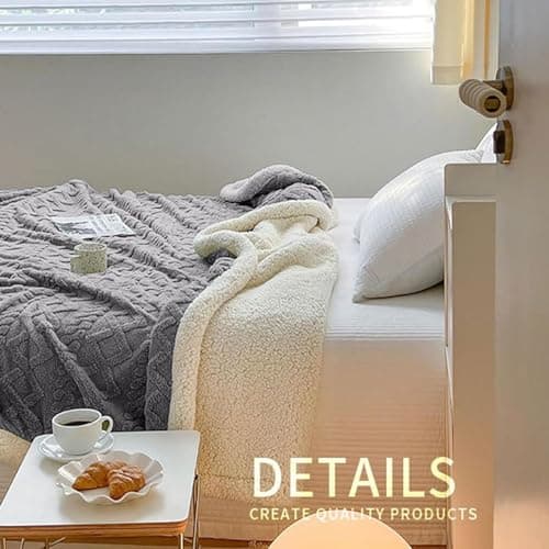 Soft Throw Blanket Winter Snug Microfiber Plush Thick Warm Furry Full Size — view 5