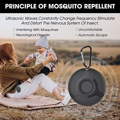Ultrasonic Tick & Flea Repeller – High-Frequency Rat, Mosquito, and Mouse Repellent – Portable and Rechargeable Ultrasonic Pest Control Device for Outdoor and Indoor Use – Safe for Humans and Pets — view 2
