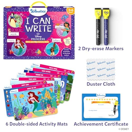 Skillmatics I Can Write – Disney Princess, Preschool Learning Activity Toy — view 2