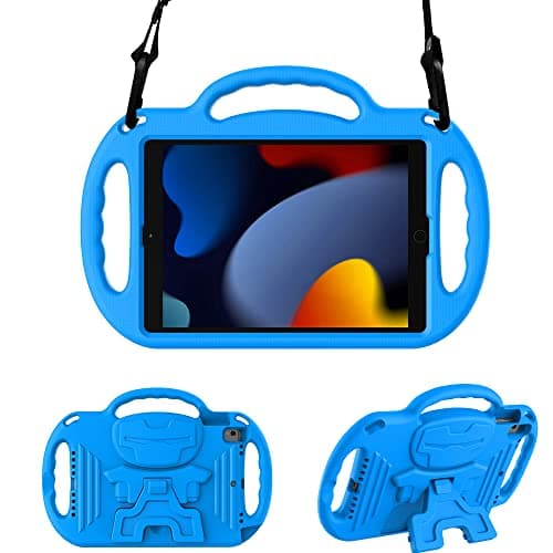 Surom Case for iPad 9th 8th 7th Gen 2021/2020/2019 10.2 Inch, Blue