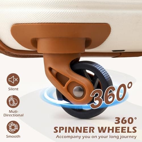COOLIFE Cabin Suitcase 55x35x20cm for Ryanair, Carry On Suitcase — view 4