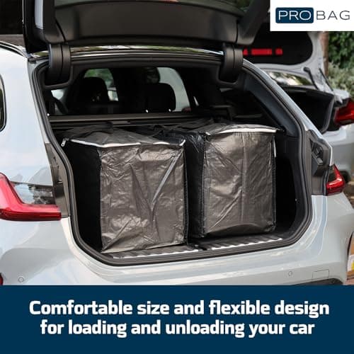Moving Bags - Moving Boxes Storage – 100L - WATERPROOF Grade, Reusable Zippered Tote for Moving House, Clothes Storage, Camping, Attic & More – Industrial Strength Laundry & Utility Bag (6 Bags) — view 6