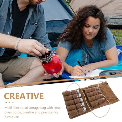 Camping Seasoning Bag Set with Glass Bottles for Restaurant Use — view 3