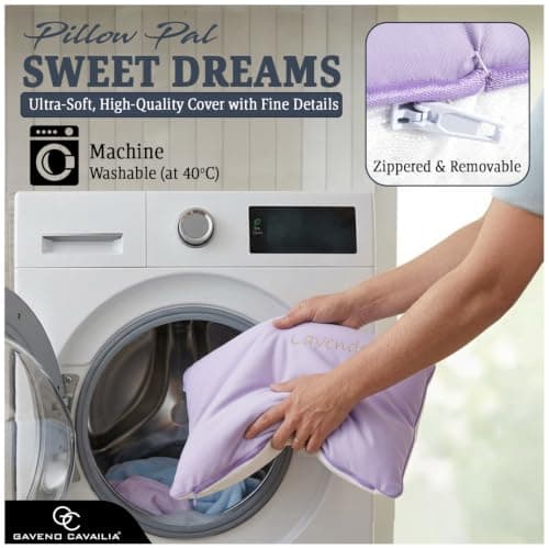 GC GAVENO CAVAILIA Lavender Scent Pillow Memory Foam with Removable Cover — view 6