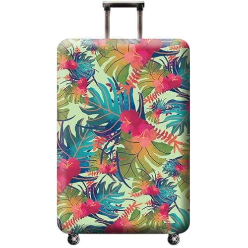 GOXUNYUAN Travel Luggage Cover, Suitcase Protector Bag Fits 29-30 Inch Luggage Colorfulmaple