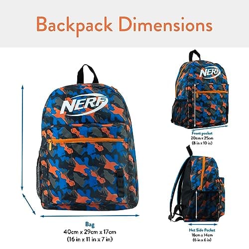 Nerf Backpack | Camouflage Rucksack | School Bag for Kids — view 5