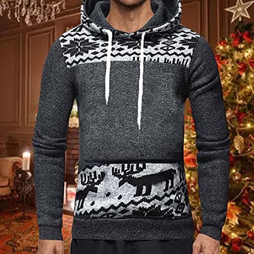 CEWIFO Men Sweatshirt Set Honeymoon Dark Gray — view 4