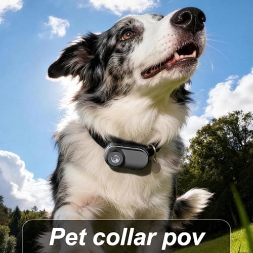 fceoul Mini Wearable Body Camera, 26g Lightweight Thumb POV Vlog Camera with 16GB Memory Card, 1.0" Screen & Magnetic Mount for Motorcycle Helmet, Cycling, Pets Travel — view 4