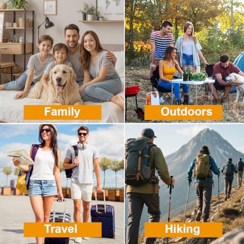 First Aid Kit Bag, 98PCS Small Car Emergency Kits Portable Travel Safety First Aid for Camping Hiking Outdoor Sports Home Emergencies — view 6