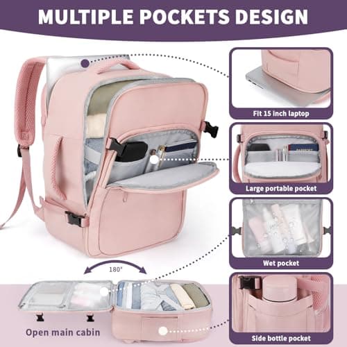 ETRONIK for New Ryanair 40x30x20 Cabin Bag Underseat, Travel Backpack — view 4