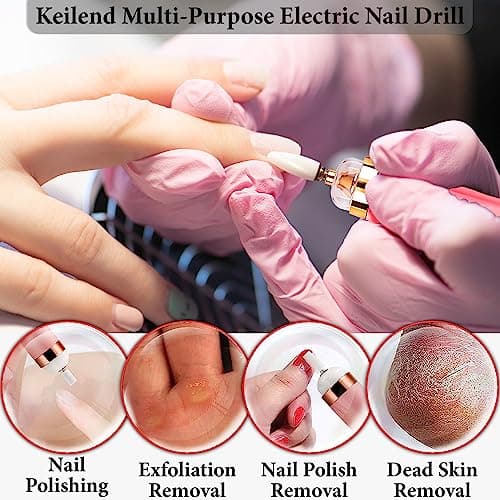 Rechargeable Electric Nail Drill 5-in-1 Manicure & Pedicure Nail Kit — view 5