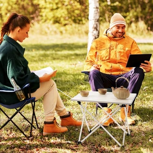 LIANTRAL Portable Camping Table, Light Outdoor Folding Table — view 6