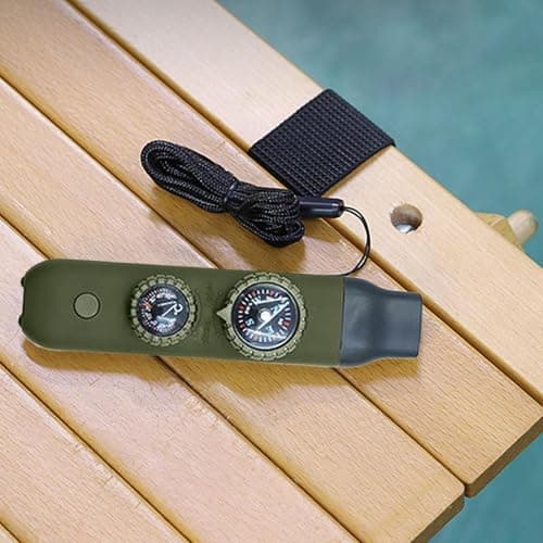 Survival Whistle with Compass 7-in-1 Outdoor Safety Gear — view 2