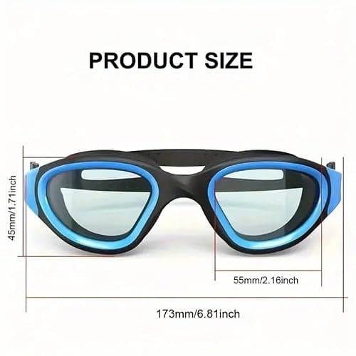 GAREGEAR Adult Anti-Fog UV Protection Lens Men Women Swimming Goggles Waterproof Adjustable Silicone Clear Lens Swim Glasses Adults (Yellow) — view 2