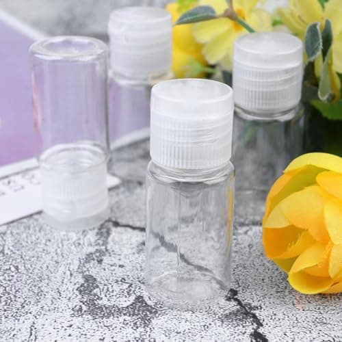 JUMPLAWN 24pcs Refillable Bottles 15ml Flip Cap for Cosmetics and Skin Care — view 6